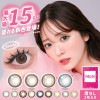 1ヶ月用2枚 15.0mm ファビュラス FABULOUS 度なし 1ヶ月 1month マンスリー カラーコンタクト コンタクト キャンマジ キャンディーマジック candymagic （カラコン）