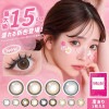 1ヶ月用1枚 15.0mm ファビュラス FABULOUS 度あり 1ヶ月 1month マンスリー カラーコンタクト コンタクト キャンマジ キャンディーマジック candymagic （カラコン）