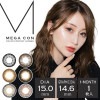 カラコン メガコン 着色直径14.6mm 直径15mm 1ヶ月交換 1箱1枚 ナチュラル 大きめ ナチュラル 15ミリ 15.0mm 15.0 カラーコンタクト|カラーコンタクトレンズ