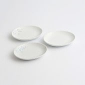 スワトウ　楕円小皿