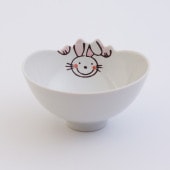 子供食器　アニマル　うさぎ茶碗
