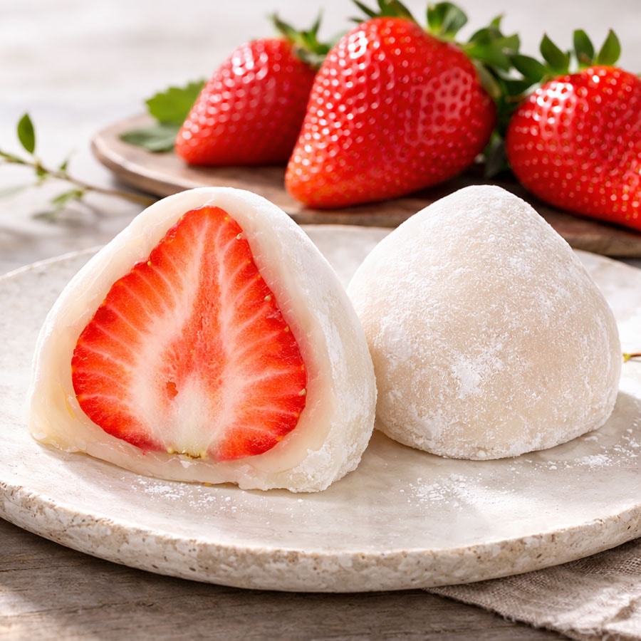 【今季販売終了】極いちご大福 単品(通常サイズの約2.5倍)