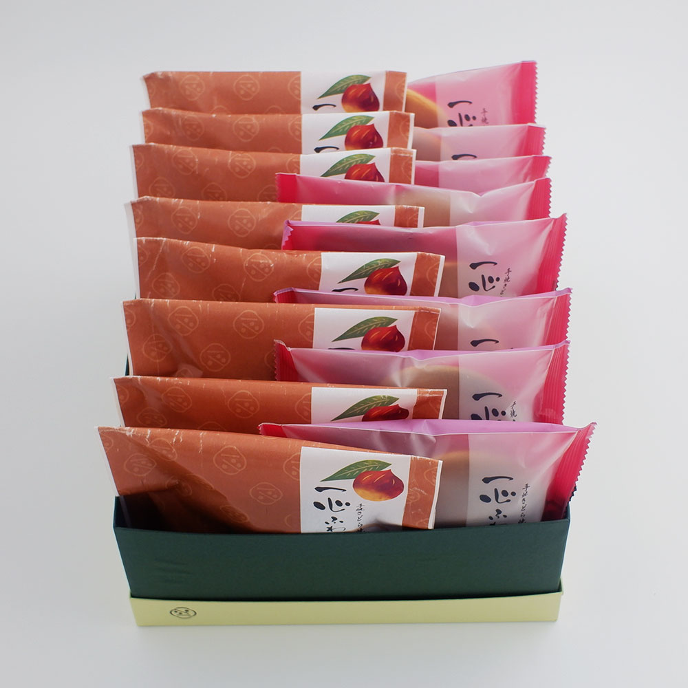 【秋限定】一心 ふわどら 赤粒あん＆栗あん 詰合せ 16個入