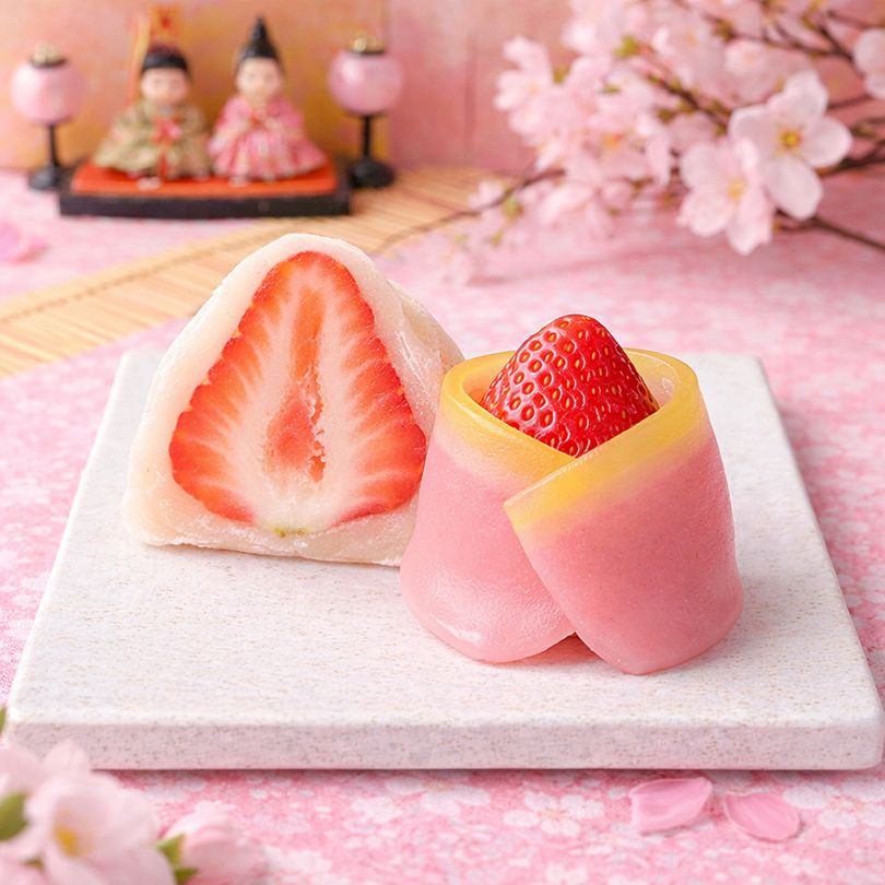 【今季販売終了】【ひなまつり】ひないちご大福・いちごの王様セット2個・４個※3月1日～3月4日までのお届け※