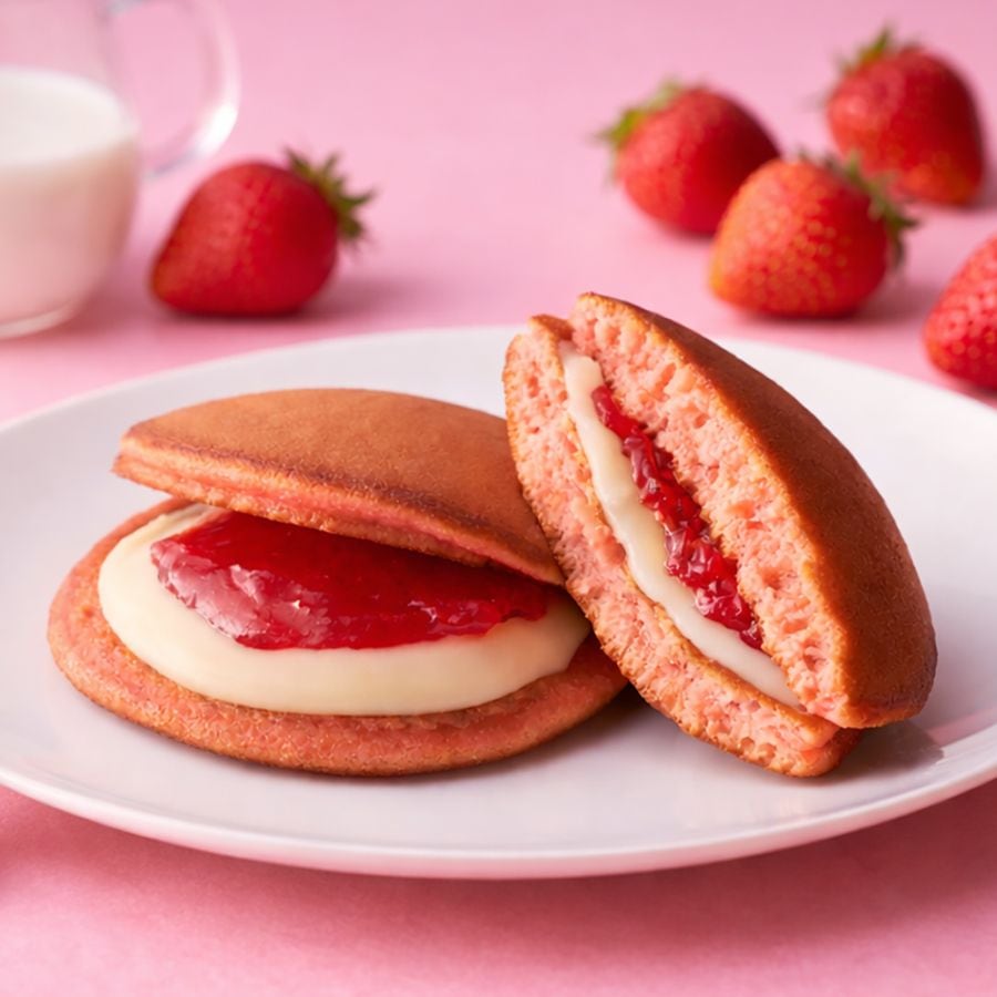 一心 ふわどら いちごミルク（1個・3個・5個／5個は化粧箱）