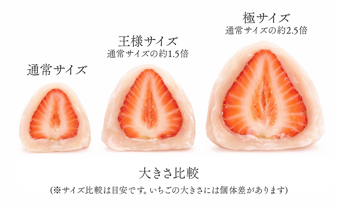 プレミアム いちごの王様大福 あまおう | 季節限定フルーツ大福単品