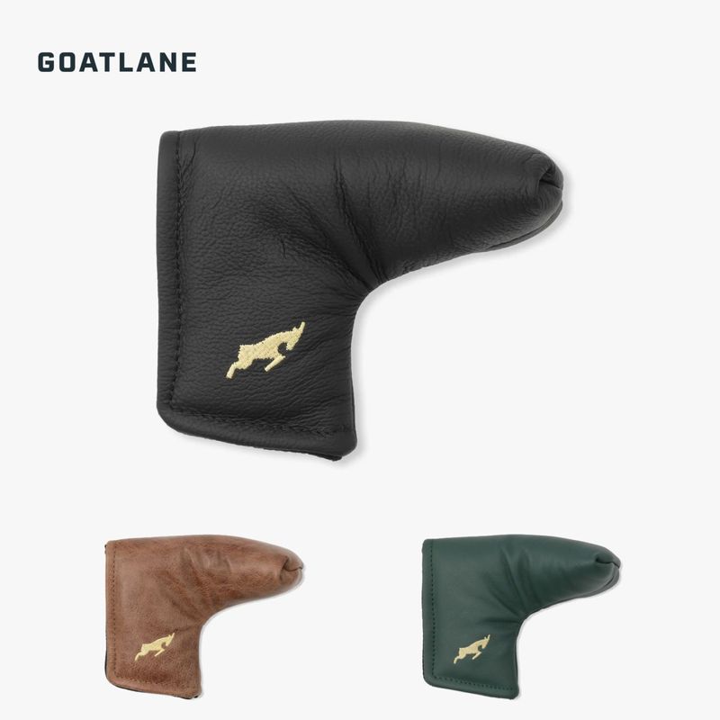 スウェーデン・GOATLANE　レザー製ヘッドカバー【ブレード型パター用】
