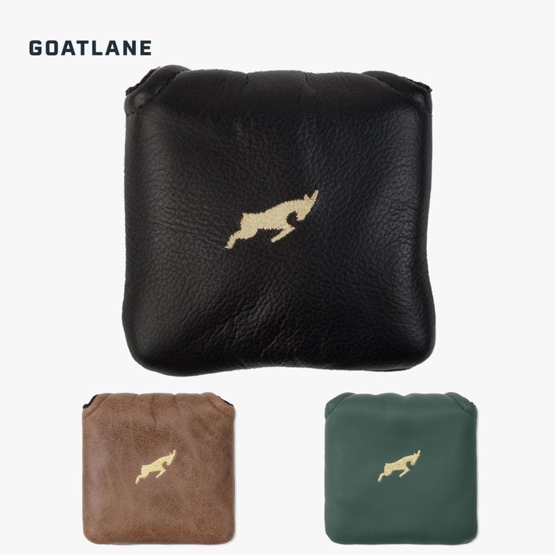 スウェーデン・GOATLANE　レザー製ヘッドカバー【マレット型パター用】