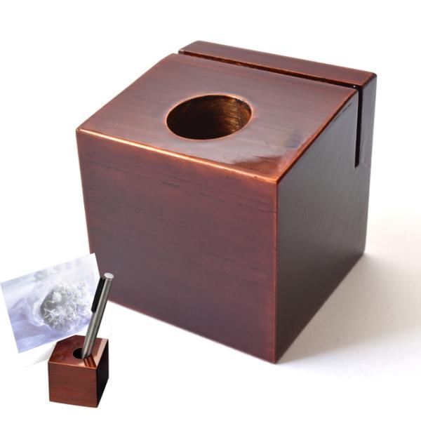 伊勢春慶 7段 切溜 入れ子 漆塗 和風 古物 工芸 蓋付き レトロ 小物