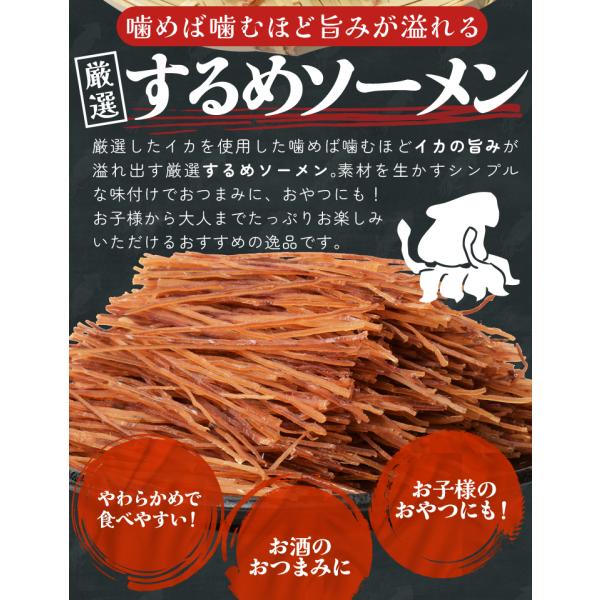 するめ ソーメン 500g スルメ おつまみ 大容量 お得サイズ いか