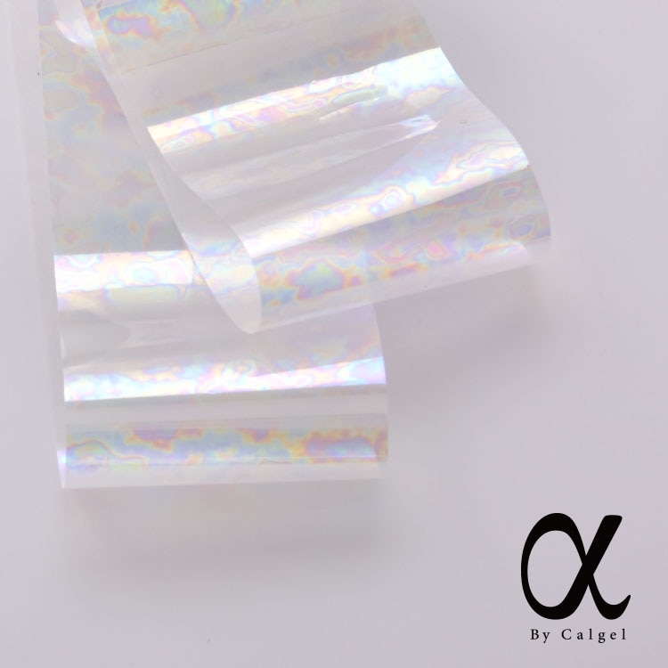 α by Calgel カルジェル ネイルホイル10クリアマーブル AFF10