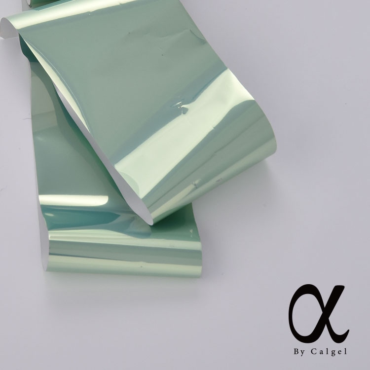 α by Calgel カルジェル ネイルホイル19ルミナスグリーン AFF19