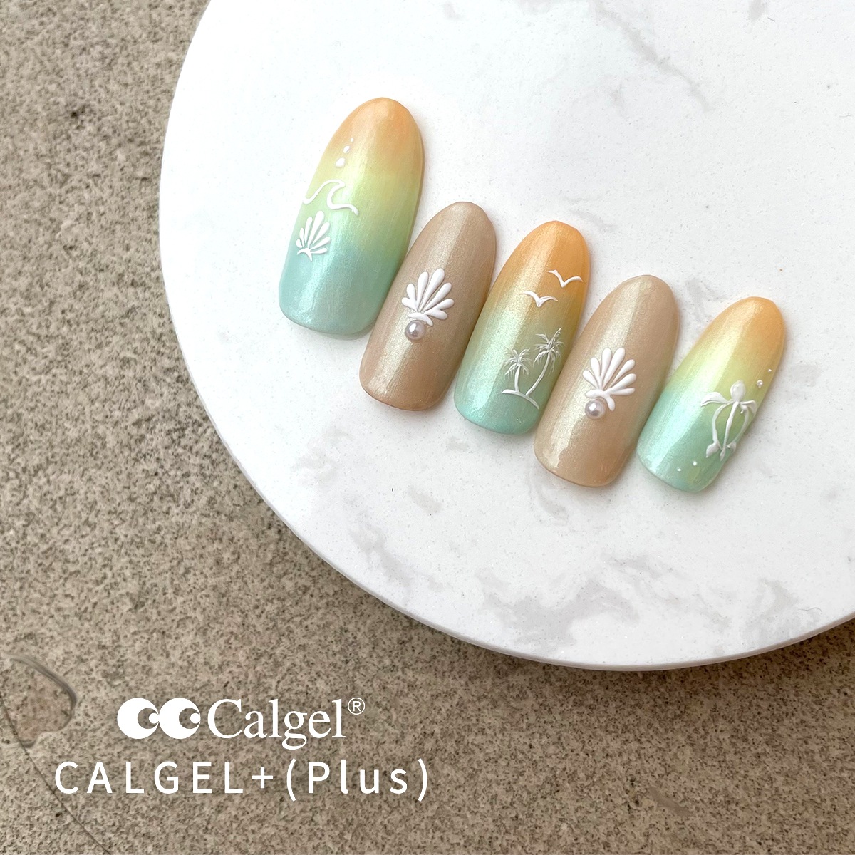 カラーカルジェル プラス  エメラルドシェル2.5g CGP12GR