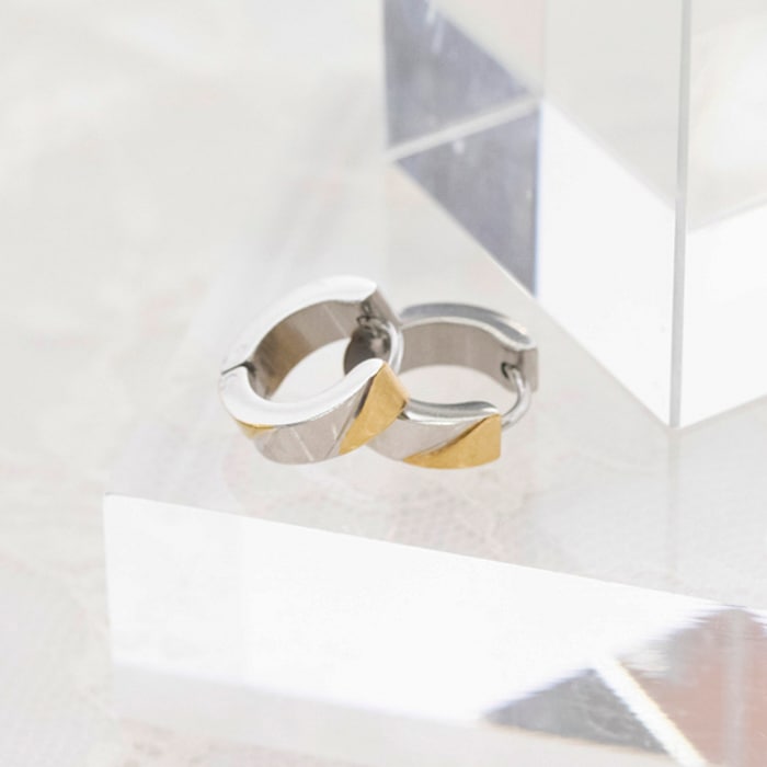 ブランデーシトリン♦︎バイカラー✴︎14kgfピアスP277 ブランデーシトリン ︎バイ 14kgfピアスP277 BETTERDAYS_CO_JP