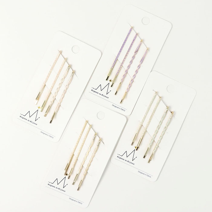 ヘアピン シンプル カラー【4color】 | ヘアアクセサリー,ヘアピン