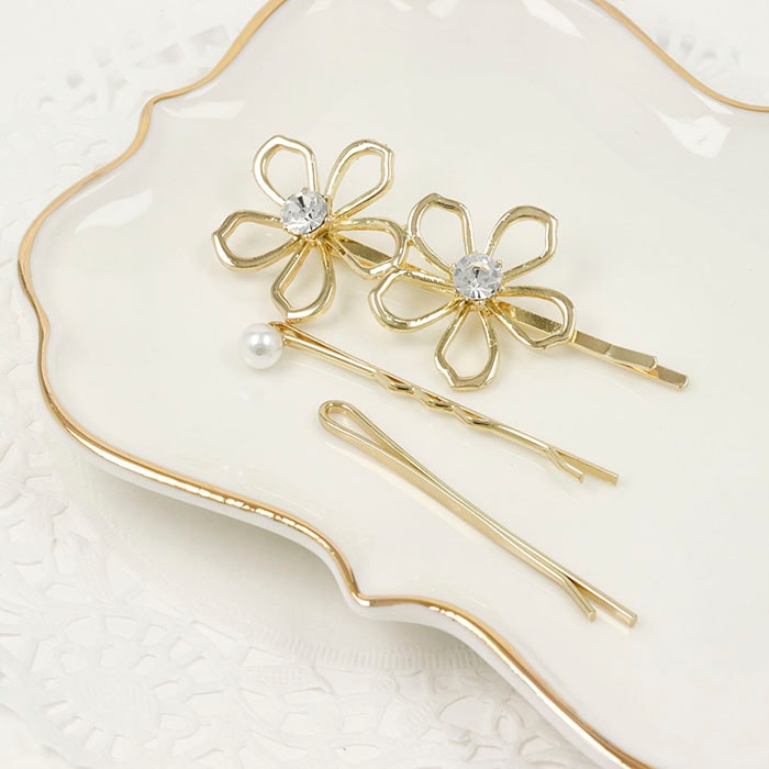 ヘアピン フラワーフレーム | ヘアアクセサリー,ヘアピン,ヘアピン