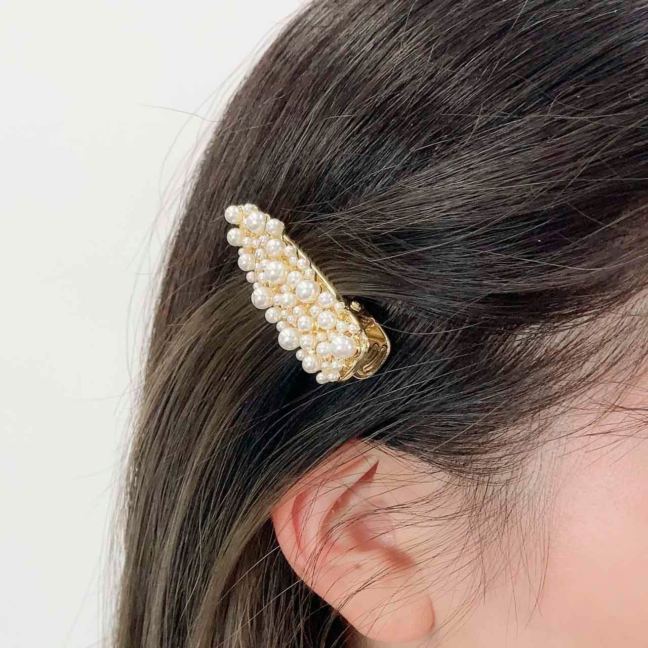 DEVISAGEパールヘアクリップ【L】 デヴィサージュ バンスクリップL パールコレクション | 【公式