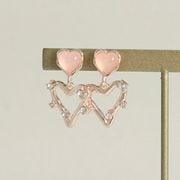 残りわずか】ピアス チェリー型 フラワー ハート【3color】 | ピアス