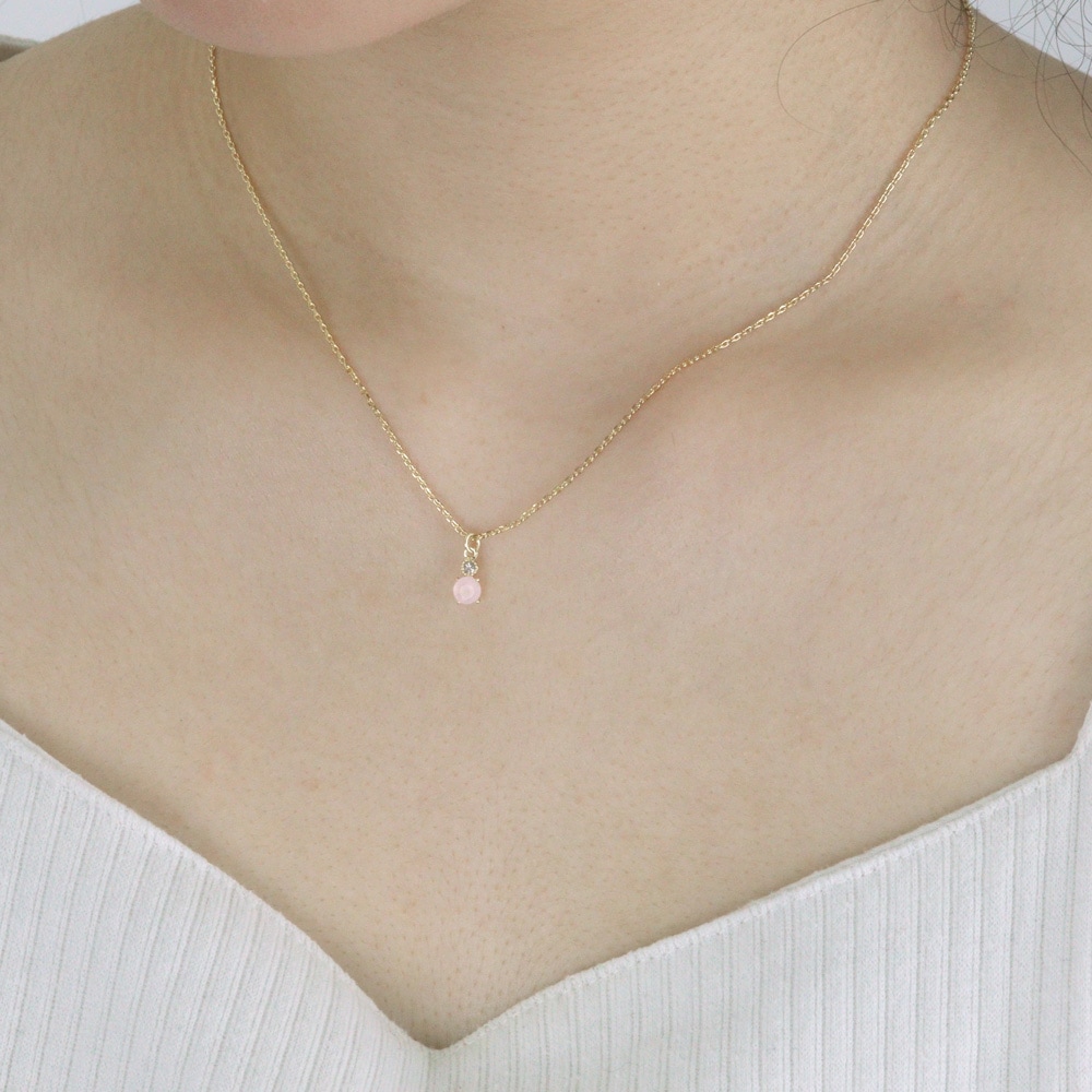 【TATIANA】Mignon Pearl Point Necklace_NZ1141〜ネックレス Birth month ネックレス 7～12月 | ネックレス,マグネット