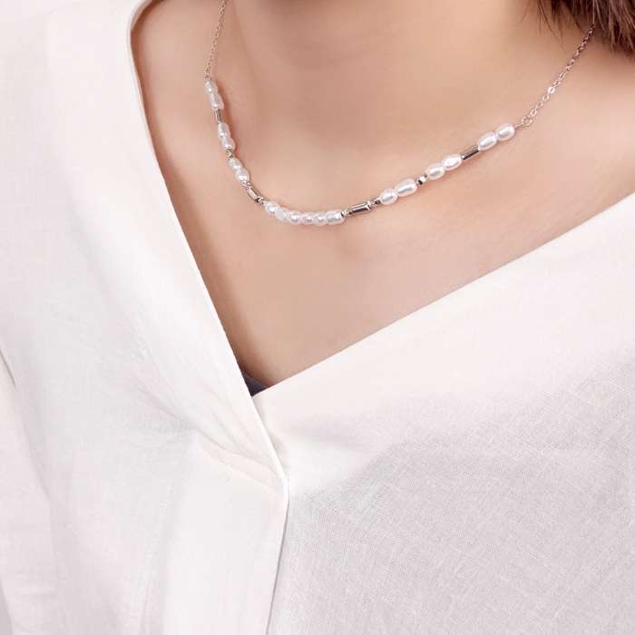 ネックレス バロックパール メタル ミックス | ネックレス