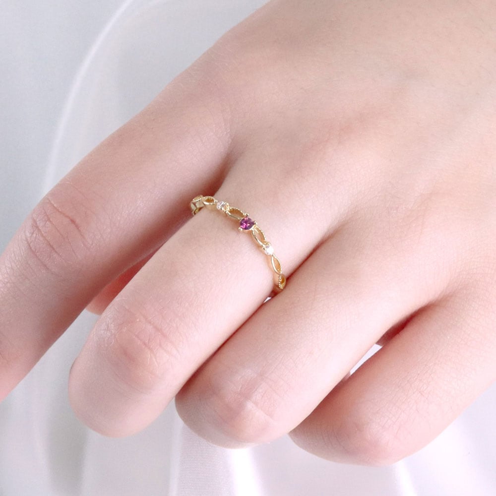 Birth month リング 1～6月 | リング,11号 | Mignon de Bijoux