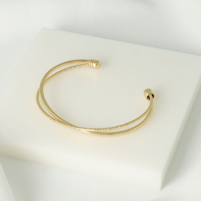 モチーフバングル バングル クロスライン | ブレスレット,バングル | Mignon de Bijoux