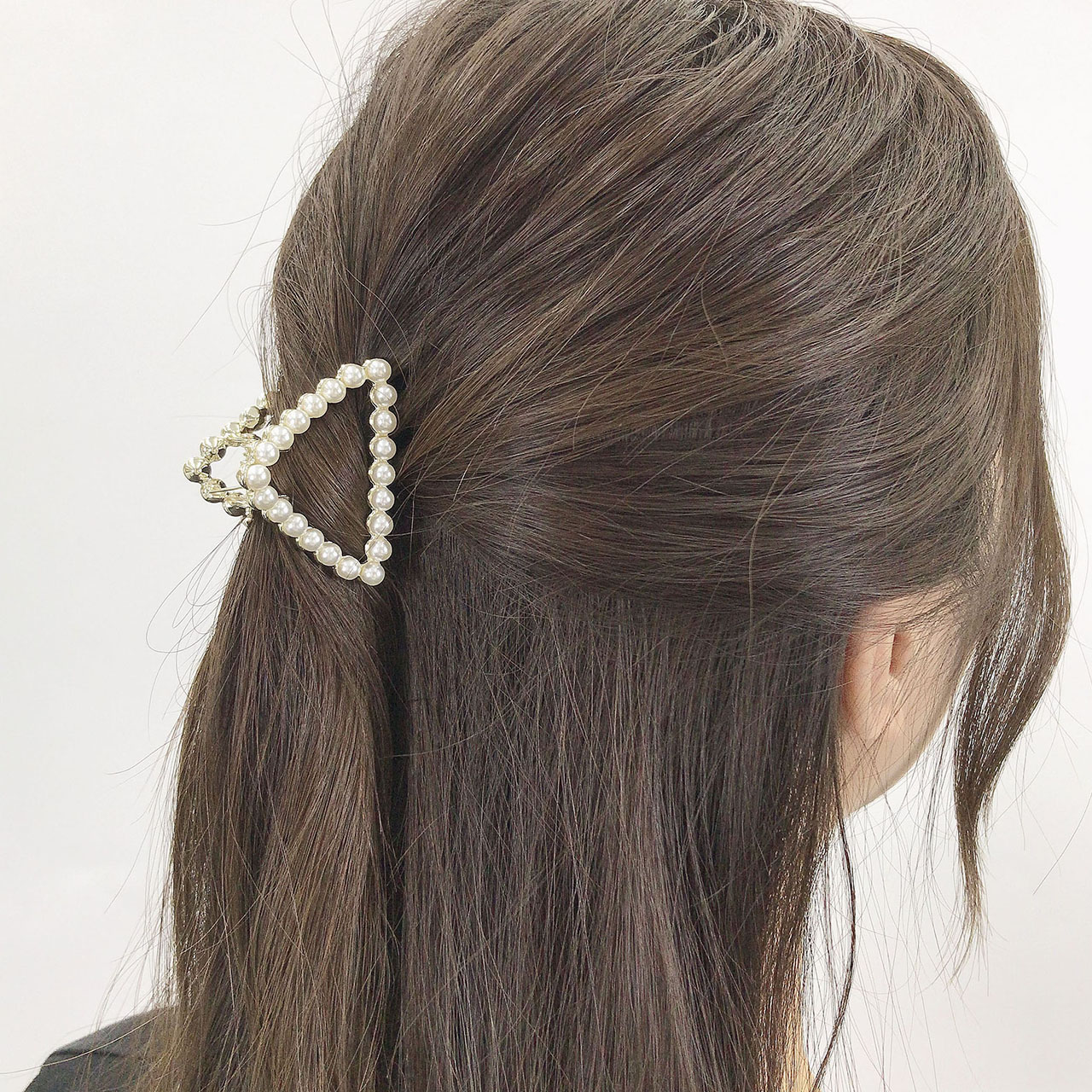 バンスクリップ トライアングル パール ヘアアクセサリー バンスクリップ バンスクリップ Mignon De Bijoux Online Shop バンスクリップ トライアングル パール ヘアアクセサリー バンスクリップ バンスクリップ Mignon De Bijoux Online Shop