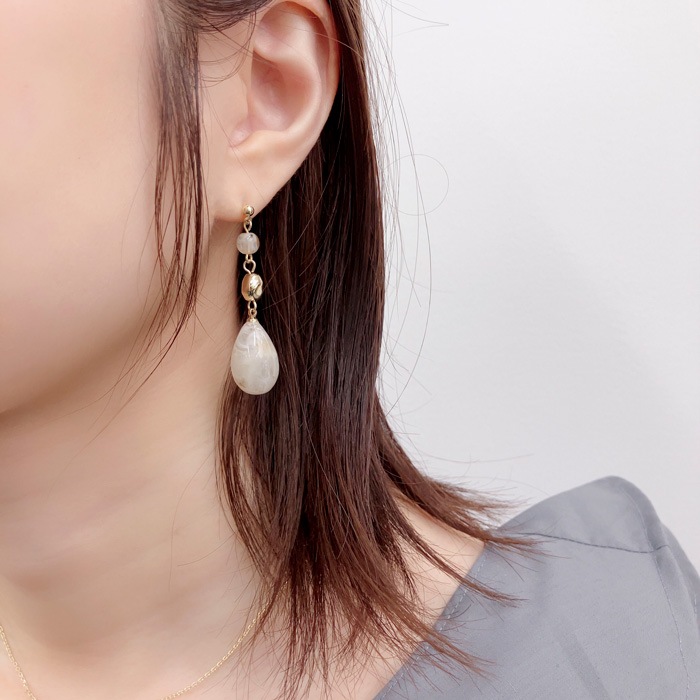 ISABEL MARANT Melting ドロップピアス ISABEL MARANT Silver-Tone Melting Crystal Drop Earrings