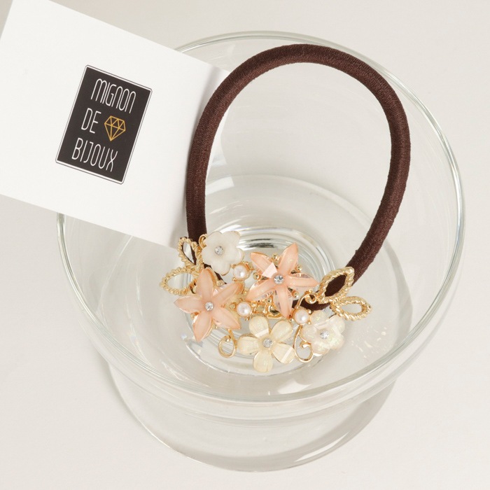 ヘアゴム フラワーブーケ【4color】 | ヘアアクセサリー,ヘアゴム