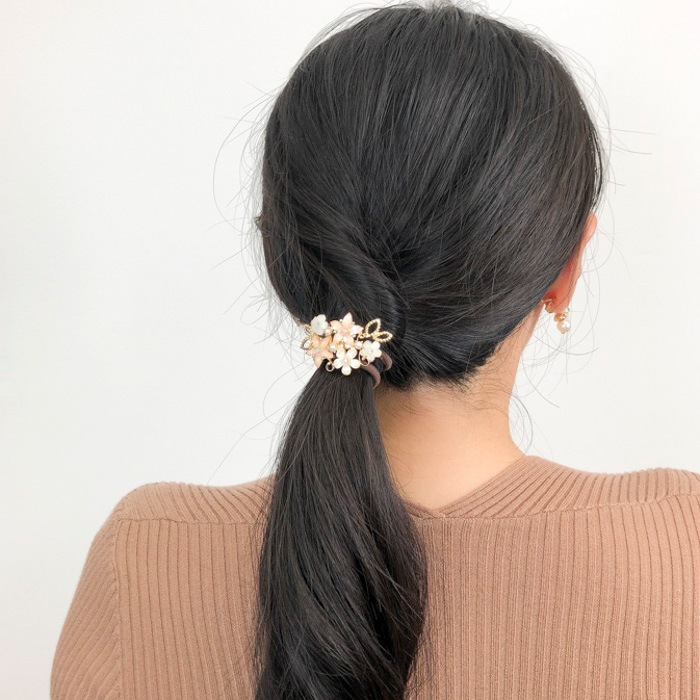 ヘアゴム フラワーブーケ【4color】 | ヘアアクセサリー,ヘアゴム