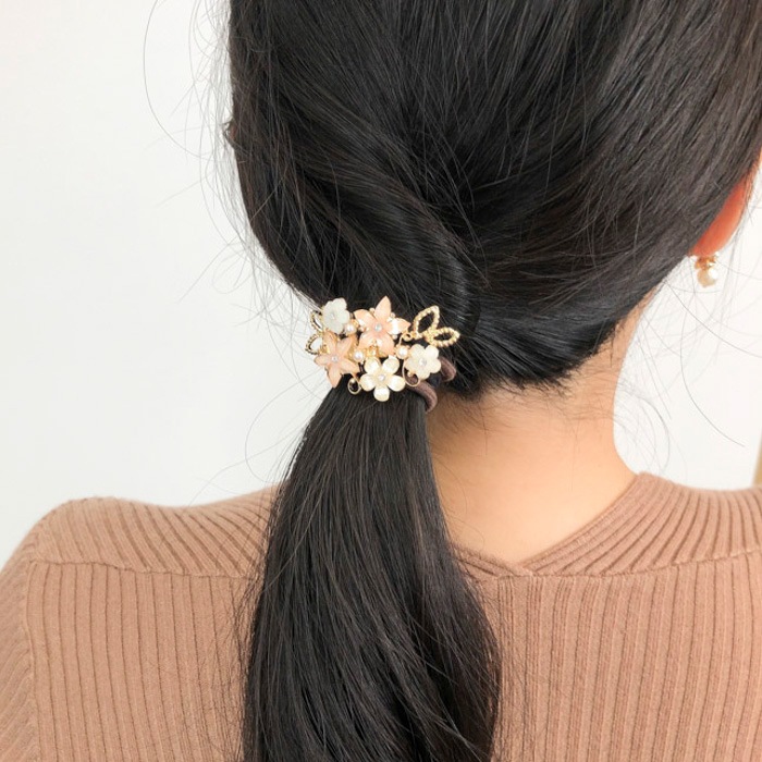 ヘアゴム フラワーブーケ【4color】 | ヘアアクセサリー,ヘアゴム