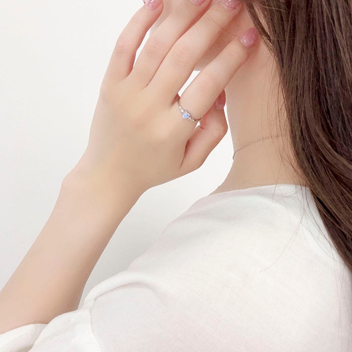 【人気ショップが最安値挑戦！】 リング 11号 ハート カラーストーン【3color】 | リング,11号 アクセサリー