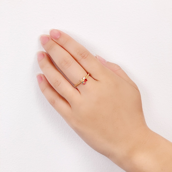 リング 11号 チェリー ストーン | リング,11号 | Mignon de Bijoux