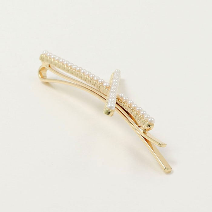 ヘアピン パール クロス | ヘアアクセサリー,ヘアピン,ヘアピン,パール