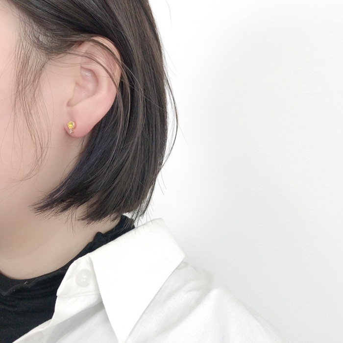 Birth month ピアス ダブル 7～12月 | ピアス,ピアス,ビジュー