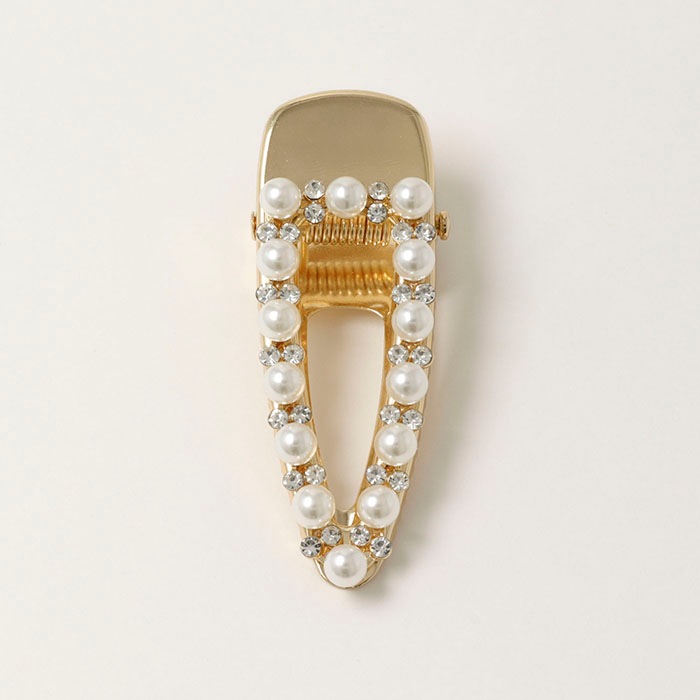 ヘアクリップ パール ストーン | ヘアアクセサリー,ヘアピン