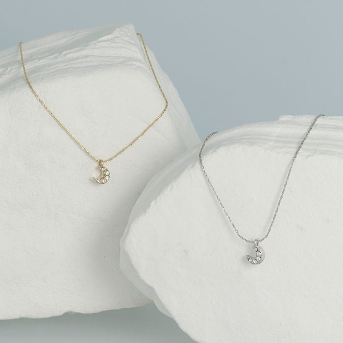 ネックレス ムーン ストーン スライドアジャスター | ネックレス