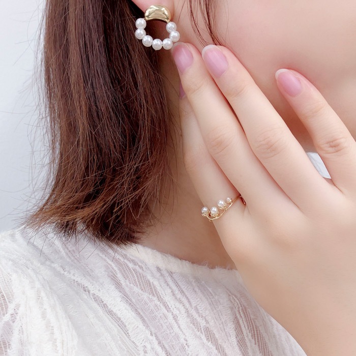 残りわずか】【ゴールド完売】リング 11号 すずらん パール | リング 