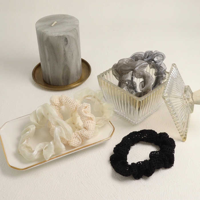 シュシュセット グレイン シフォン セット シュシュ – GOLDY Onlinestore
