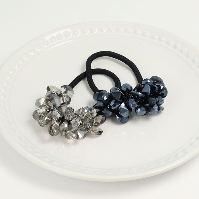 ヘアゴム カットビーズ ランダム | ヘアアクセサリー,ヘアゴム,その他