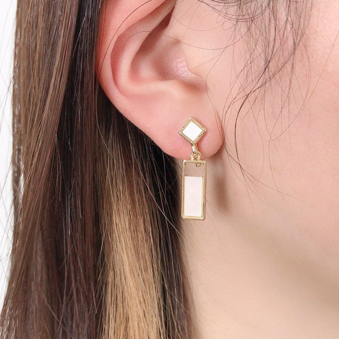 イヤリング スクエア モノトーン | イヤリング,イヤリング,その他