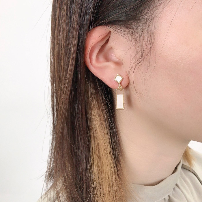 イヤリング スクエア モノトーン | イヤリング,イヤリング,その他