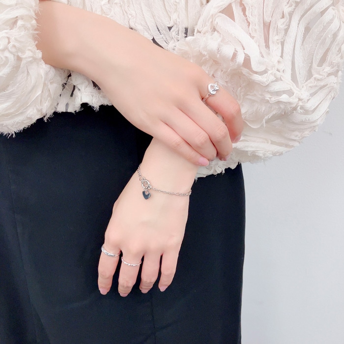 ブレスレット ハート マンテル | ブレスレット,ブレスレット | Mignon