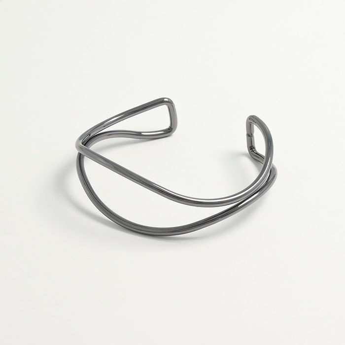 ヤーカ 多パーツダブルラインバングル YArKA/ヤーカ】assembly parts double line bangle [tojir un
