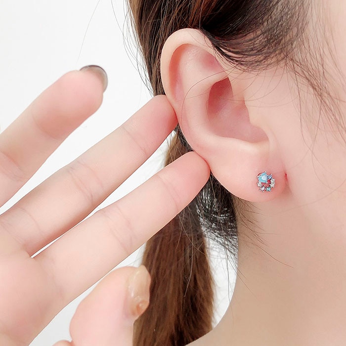 271☆ ハンドメイド ピアス 樹脂 ハート 小粒 6色 セット 推しカラー 271☆ ハンドメイド ピアス 樹脂 ハート 小粒 6色 セット 推しカラー
