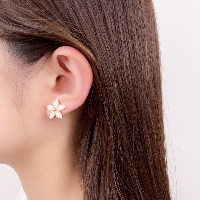 イヤリング フラワー ハート | イヤリング,イヤリング,フラワー