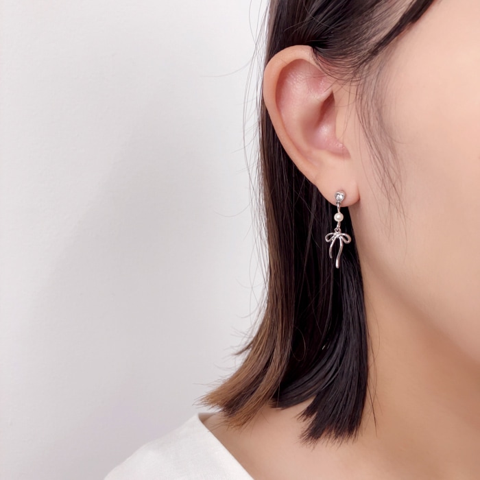 セットピアス 6個 3ペア リボン バラ ハート | ピアス,セットピアス