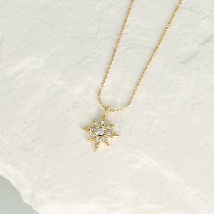 ネックレス シャイン ストーン スライドアジャスター | ネックレス