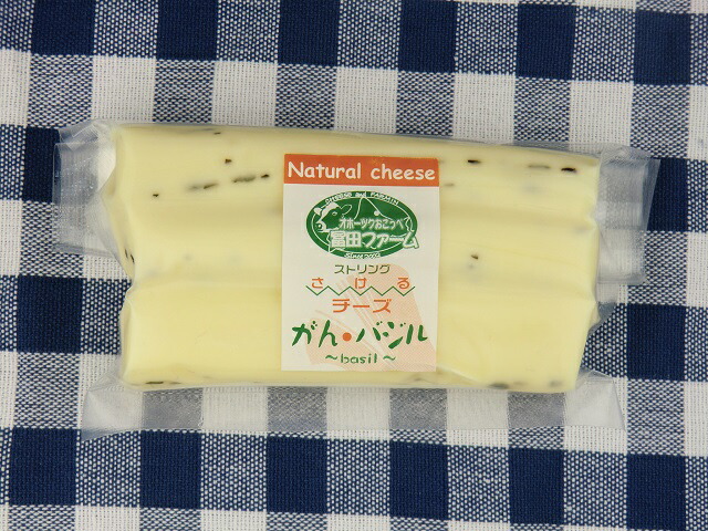 北海道 チーズ　さけるチーズ(バジル)100g【A1503】【沖縄・離島は注文は受け付けておりません】【産直品の為、同梱・代引き不可】【ほっかいどう】