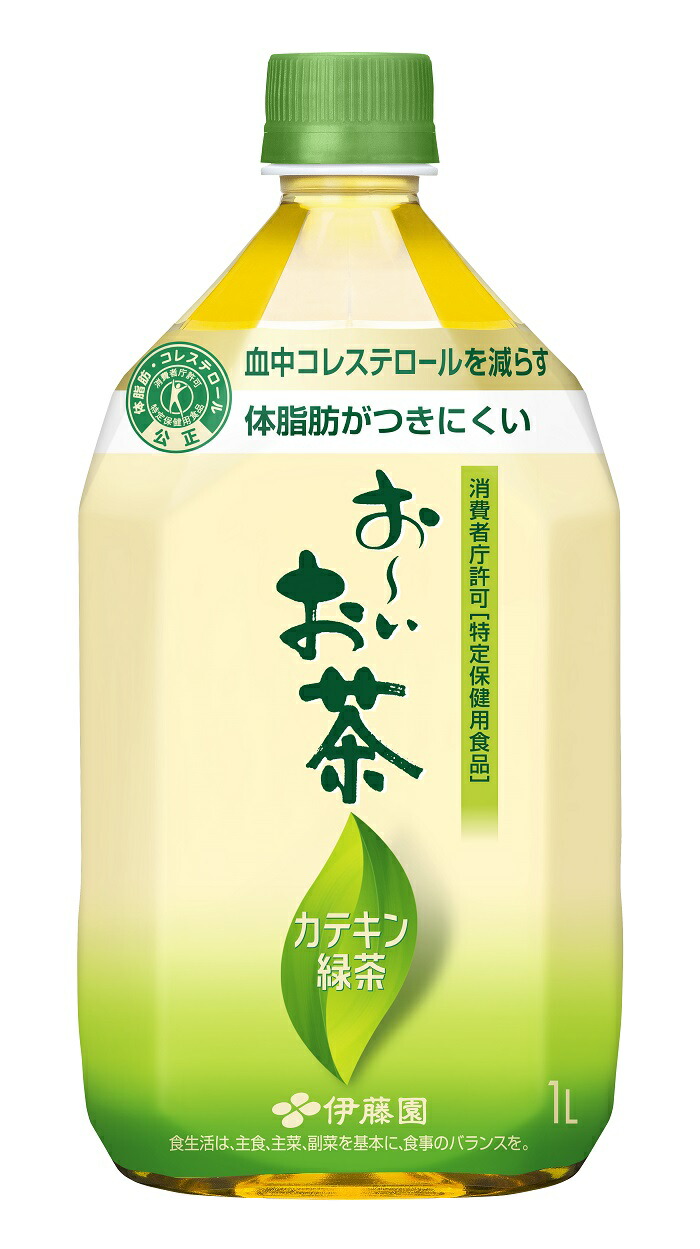 【特定保健用食品・伊藤園】おーいお茶 カテキン緑茶 １L・12本ケース販売